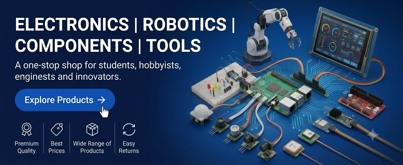 Electronics and robotics products